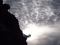 Zonsondergang vanop Lion Rock