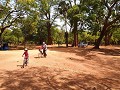 Visiting Polonnaruwa royal ancient city by bike
