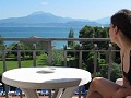 Uitzicht vanuit ons hotelkamertje in Peschiera