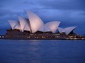 het uitgangbord van Sydney : The Opera House 