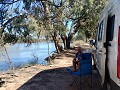 Bruces Bend, freecamp ad Murray river in Mildura