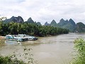 de Li rivier bij mooi weer,een heel ander zicht