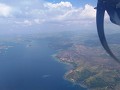 het uitzicht tijdens de vlucht Coron-Manila is nie