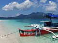  zicht op Camiguin vanaf Mantigue island
