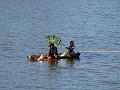 vissers op het meer van Pilar