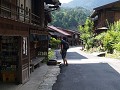 aankomst in Tsumago,een oude posthalte