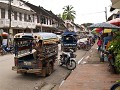 de rustige straatjes van Luang Prabang