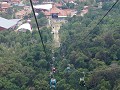  Skycab Langkawi, de eerste steile klim