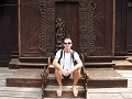detail van  Shwe In Bin Kyaung,ook een teak monast