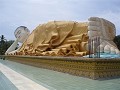   Bago : Shwethalyaung Buddha,reuzegrote liggende 