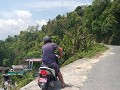  met de scooter naar Sarankot, hoog in de bergen