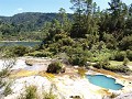 uitzicht op een stuk van Orakei Korako
