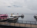  eerste zicht op Sun Moon Lake