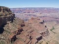 WAW eerste zicht op de Grand Canyon!!