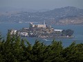 zicht op Alcatraz, de wereldberoemde gevangenis