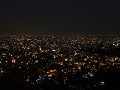 kathmandu by nacht. de nacht van dewali het lichtj