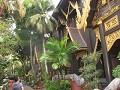 tempel in botanische tuin